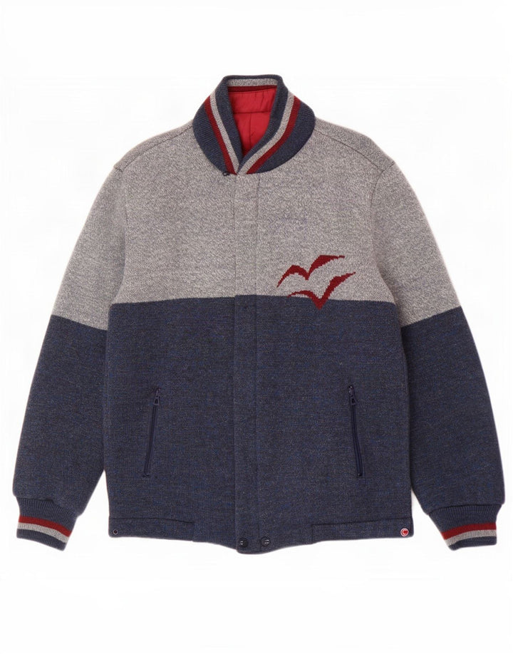 Colmar Herre grafisk vendbar jakke IT 52 XL Navy Blue Colourblock