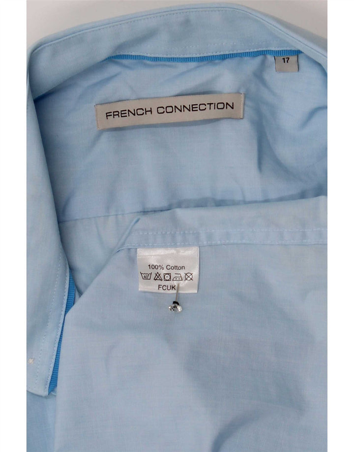 French Connection Herreskjorte str. 17 XL Blå Bomuld