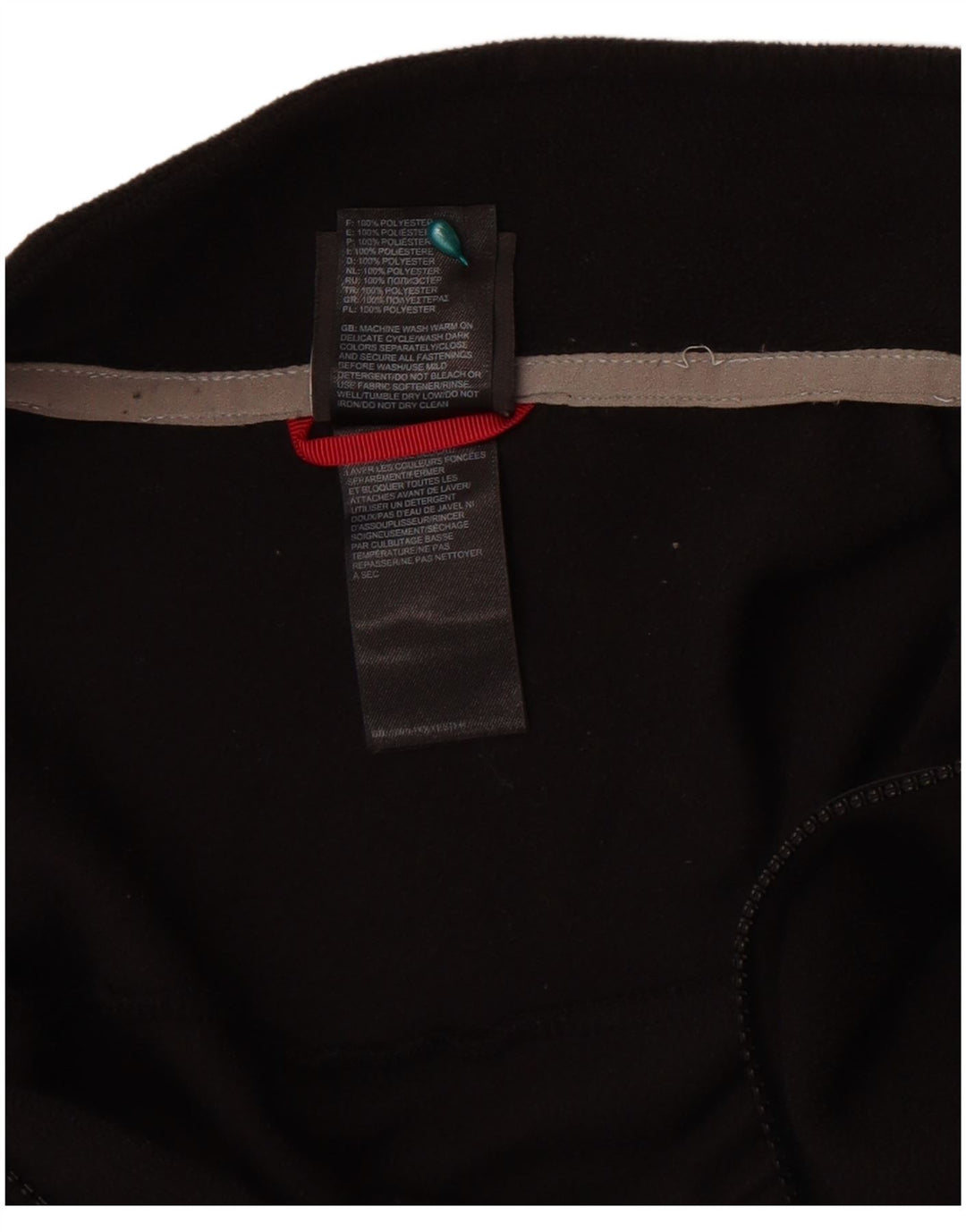 The North Face Herre Liner Fleecejakke UK 40 Stor Sort Polyester