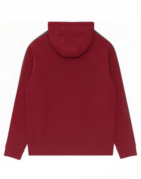 Adidas Herre Loose Fit Hættetrøje Sweater med lynlås Lille Bourgogne bomuld