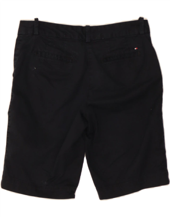 TOMMY HILFIGER Womens Chino Shorts US 6 Medium W32 Navy Blue Cotton Vintage Tommy Hilfiger and Second-Hand Tommy Hilfiger from Messina Hembry 