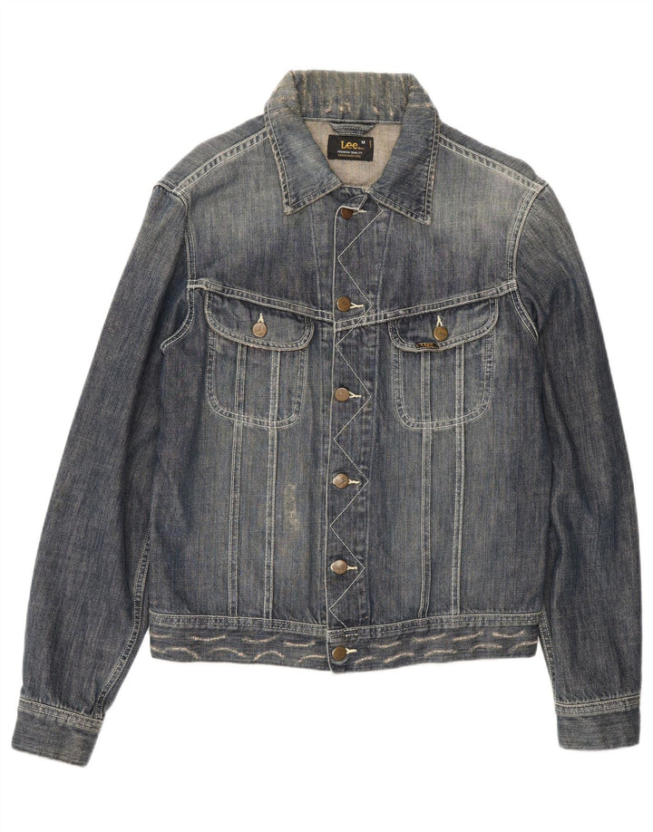 Lee Dame denimjakke UK 14 Medium Blue Cotton