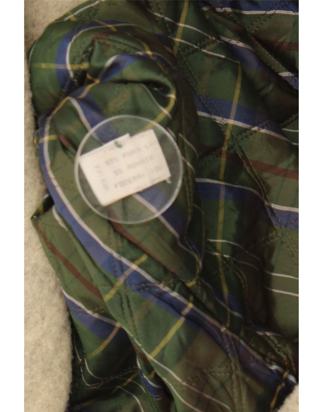 Reine Wolle Dame Hooded Duffel Coat IT 56 3XL Grå Uld