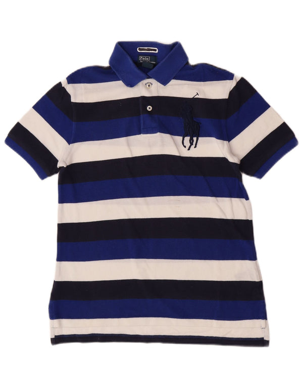 Polo Ralph Lauren drenge rugby polo skjorte 10-11 år Medium blå stribet