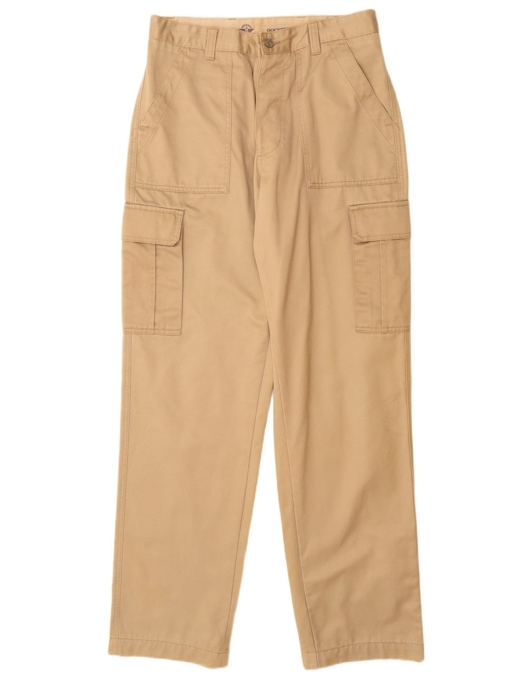 Dockers Straight Cargo bukser til mænd W33 L34 Beige bomuld