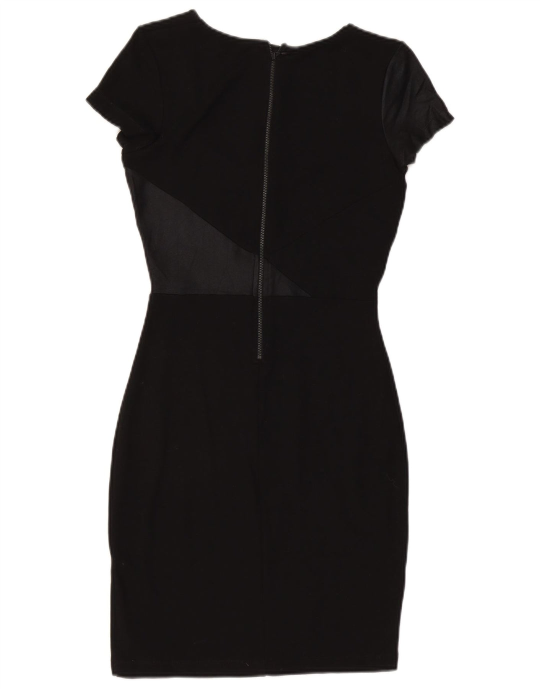 French Connection Womens Bodycon Dress UK 10 Small Black Viscose