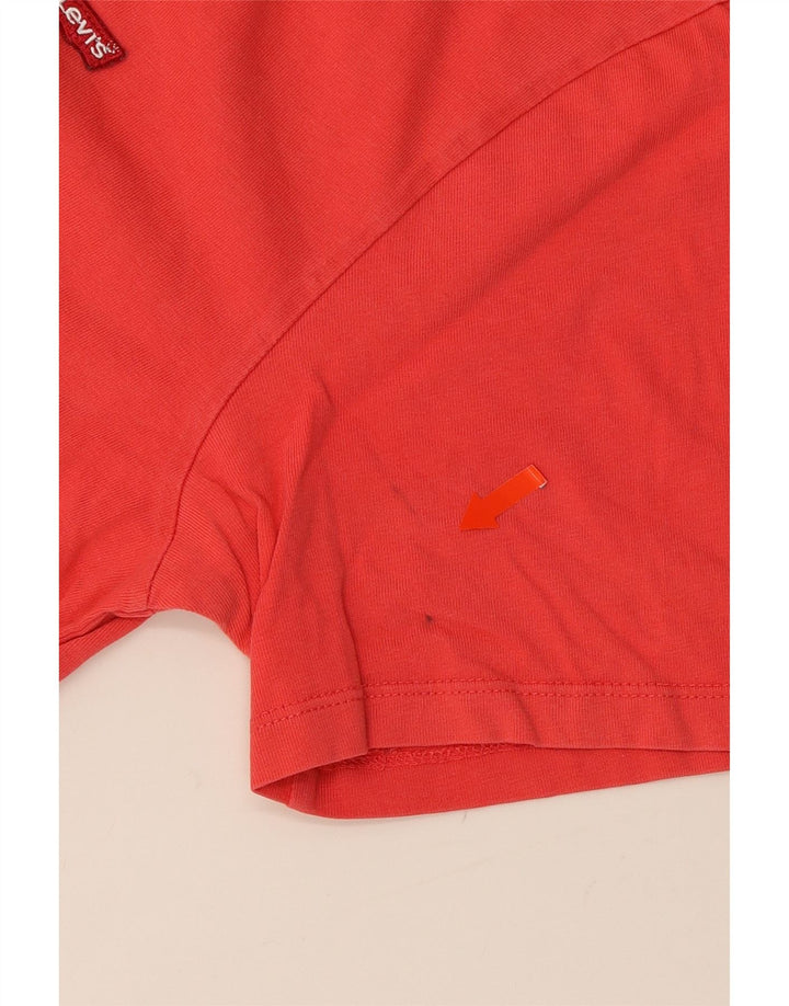 LEVI'S Mens Standard Fit T-Shirt Top Medium Red Vintage Levi's and Second-Hand Levi's from Messina Hembry 