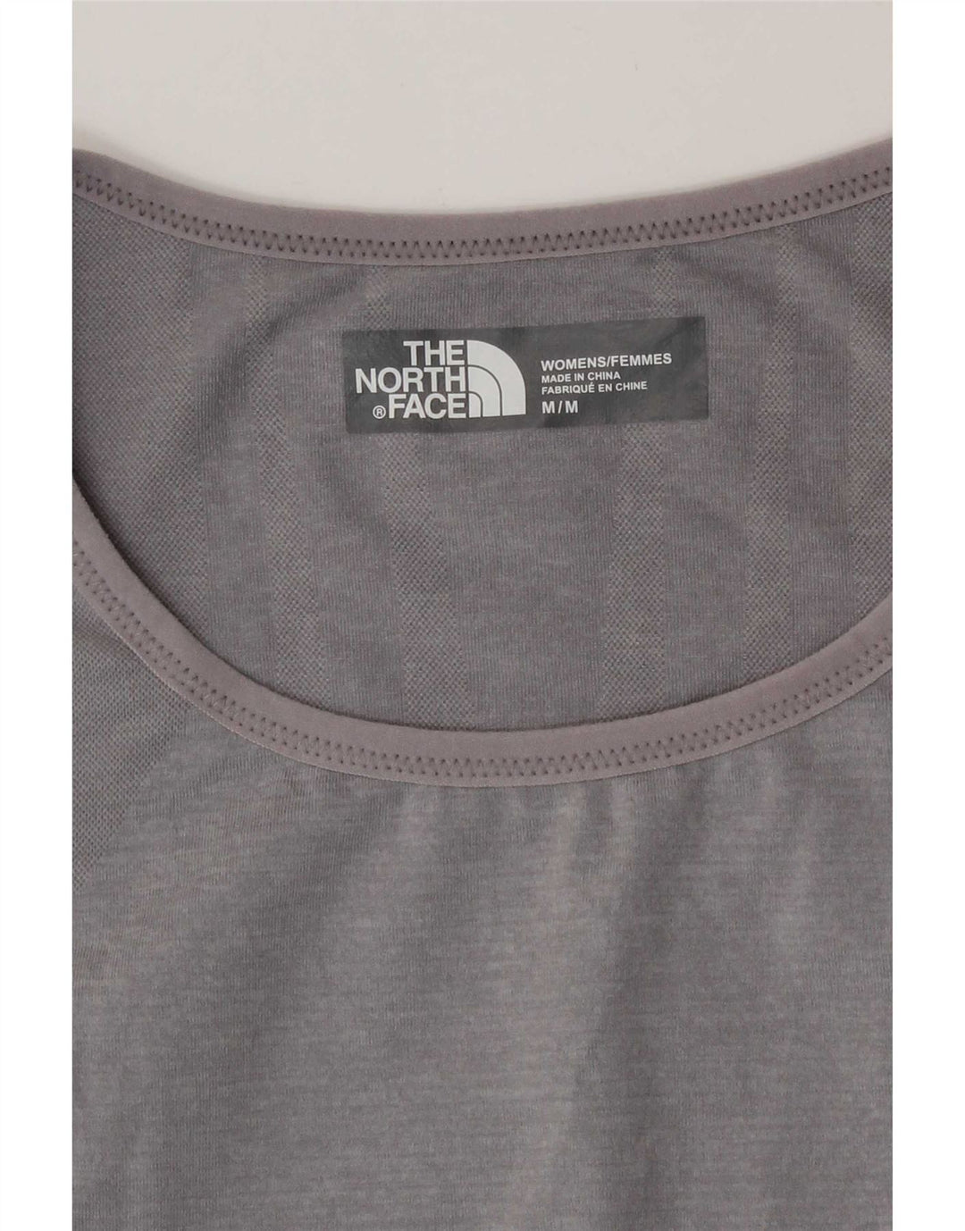 The North Face T-shirt top til kvinder UK 12 mellemgrå farveblok