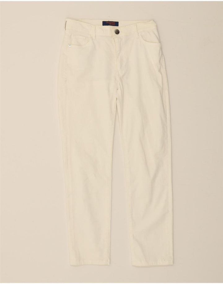 TRUSSARDI Womens Slim Jeans W25 L25 White Vintage Trussardi and Second-Hand Trussardi from Messina Hembry 