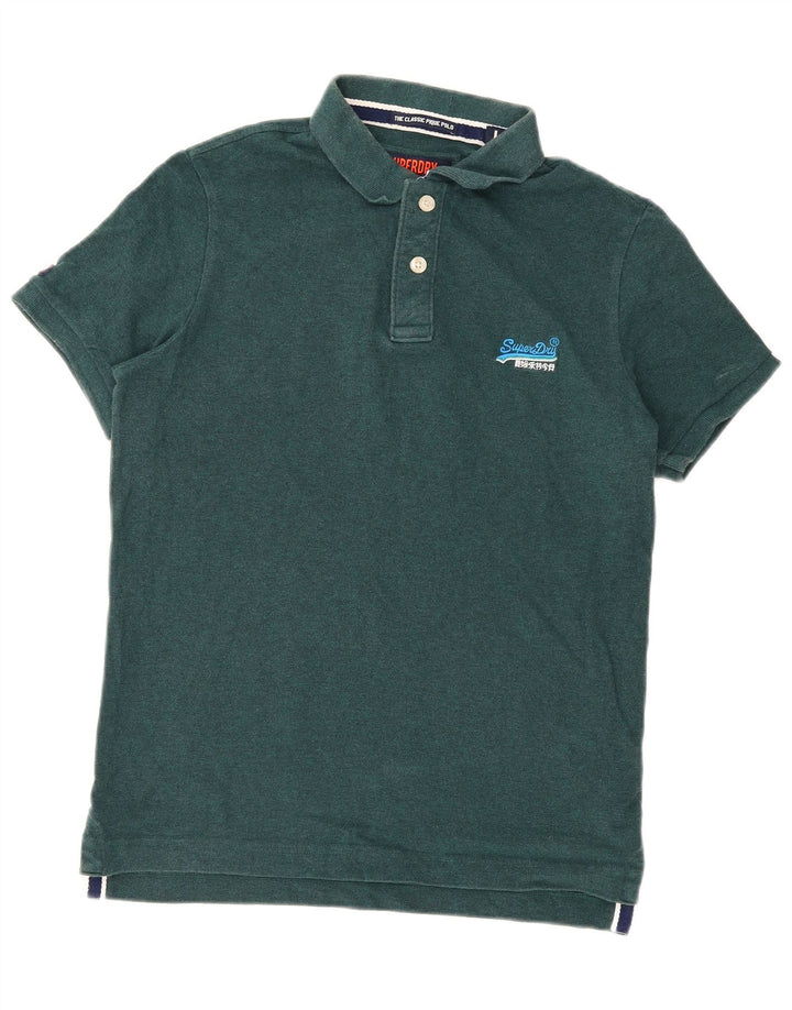 Superdry Polo Shirt til mænd Stor grøn bomuld