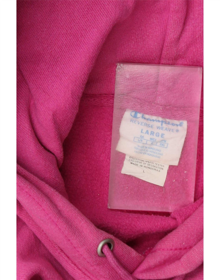 Champion Herre hættetrøje Jumper Large Pink Bomuld