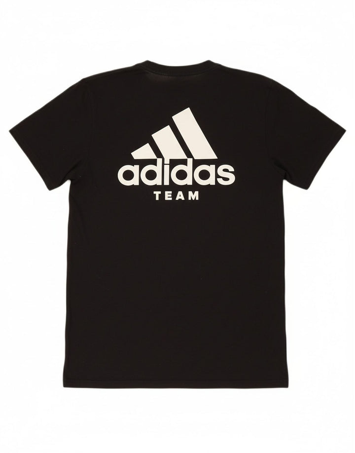 ADIDAS Mens Climalite Graphic T-Shirt Top Small Black Polyester