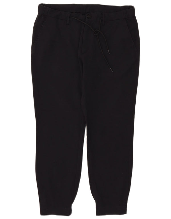 Massimo Dutti Herre Joggers Chino Bukser EU 42 Large W32 L26 Navy Blue