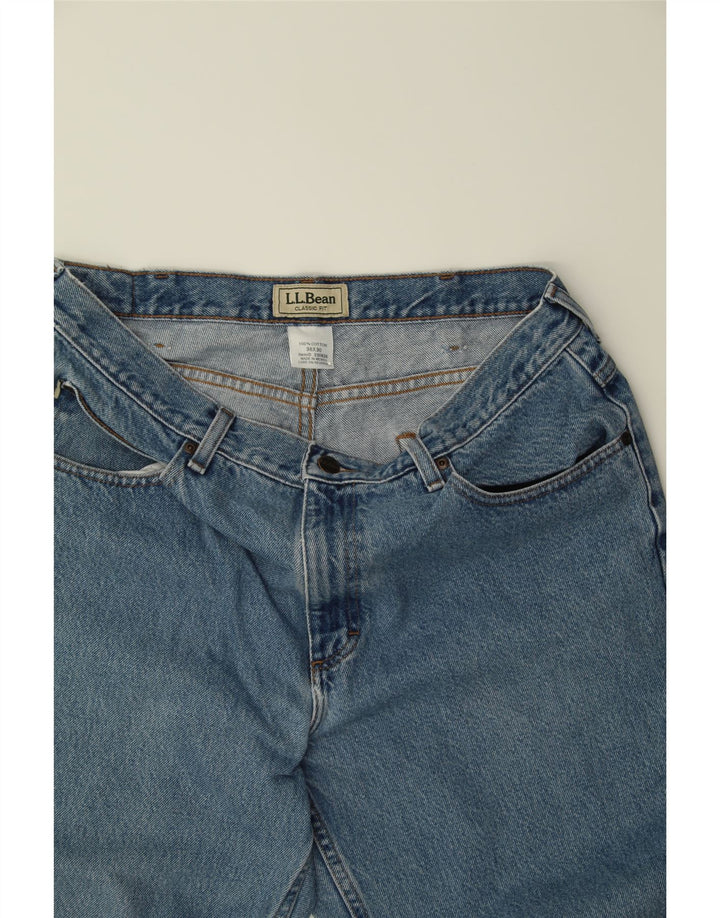 L.L.BEAN Womens Classic Fit Slim Jeans W36 L30  Blue Cotton Vintage L.L.Bean and Second-Hand L.L.Bean from Messina Hembry 