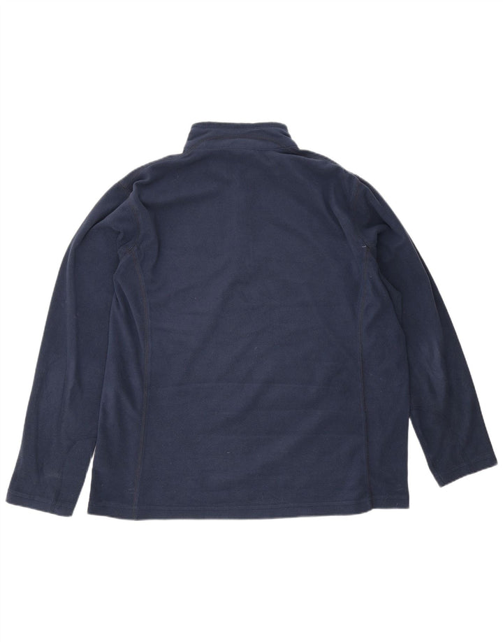 Columbia herre lynlås hals fleece jumper stor marineblå
