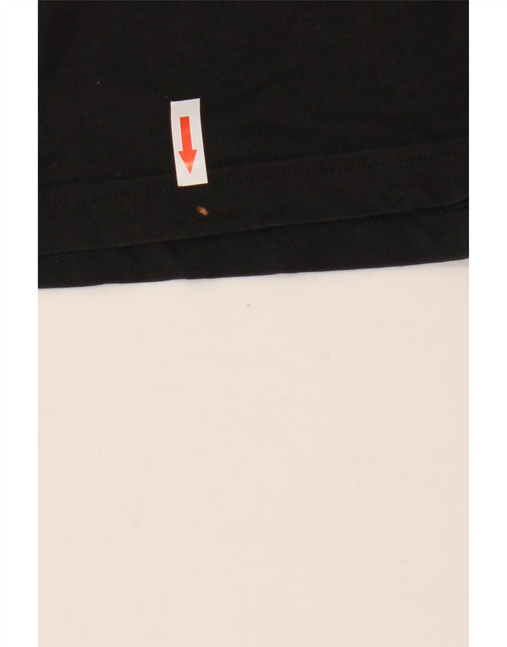 Adidas Herre T-Shirt Top Stor Sort Bomuld