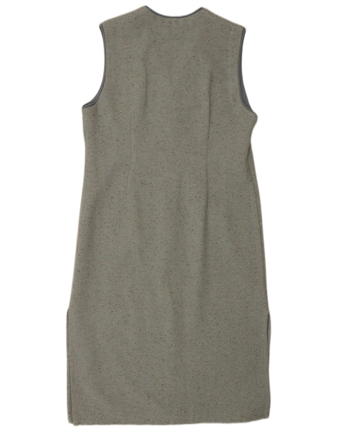 Tricot Chic Dame ærmeløs Maxikjole UK 14 Medium Grå Flecked