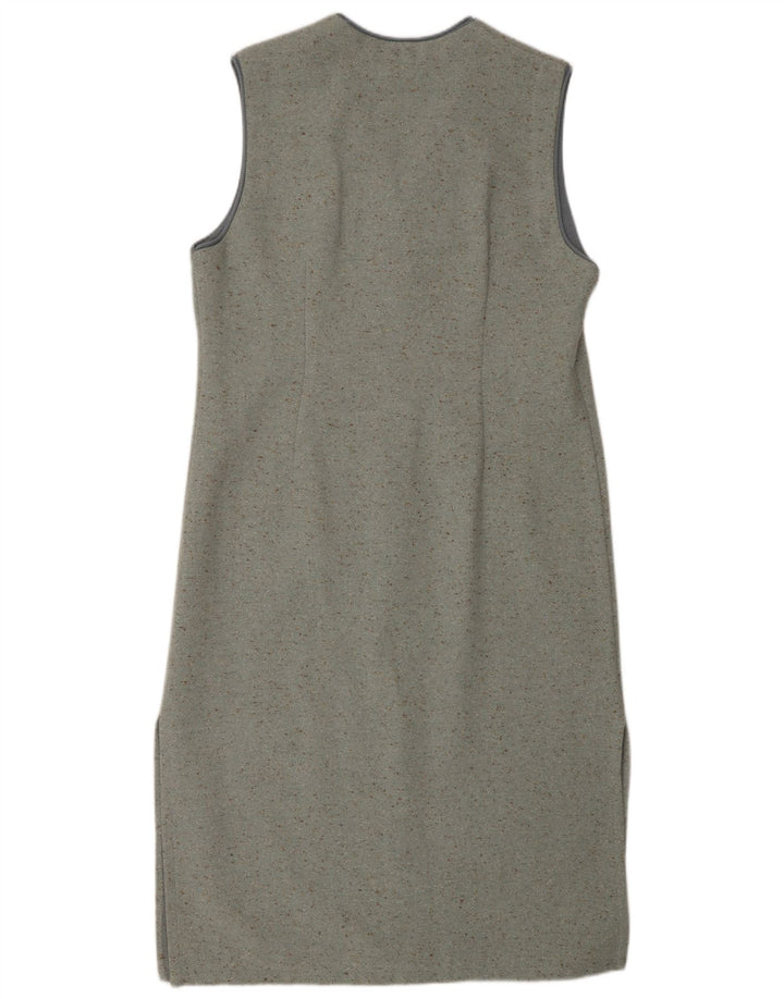 Tricot Chic Dame ærmeløs Maxikjole UK 14 Medium Grå Flecked