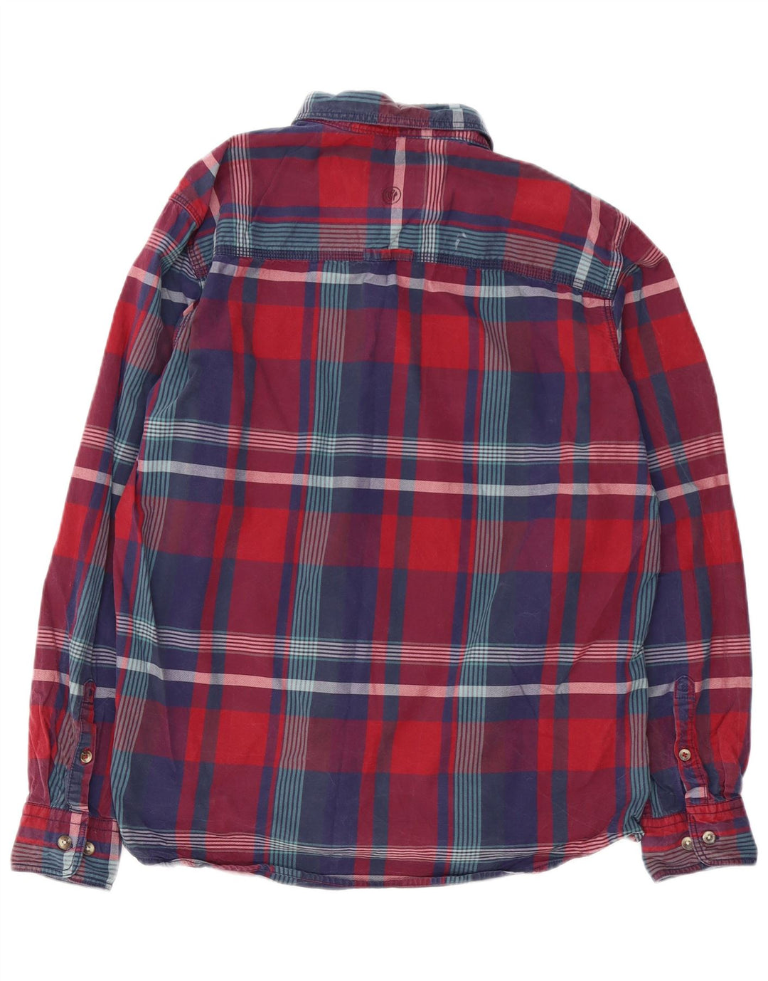 Fat Face Herre Classic Fit skjorte XL rød ternet bomuld