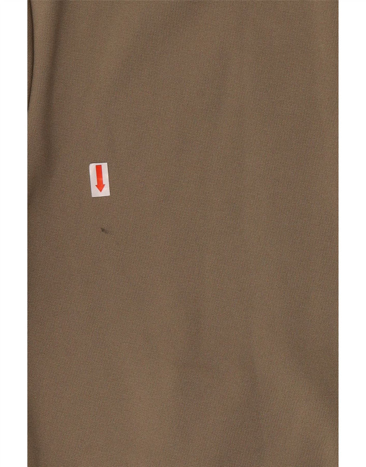 Adidas Dame Hættetrøje Sweater UK 12 Medium Khaki Polyester