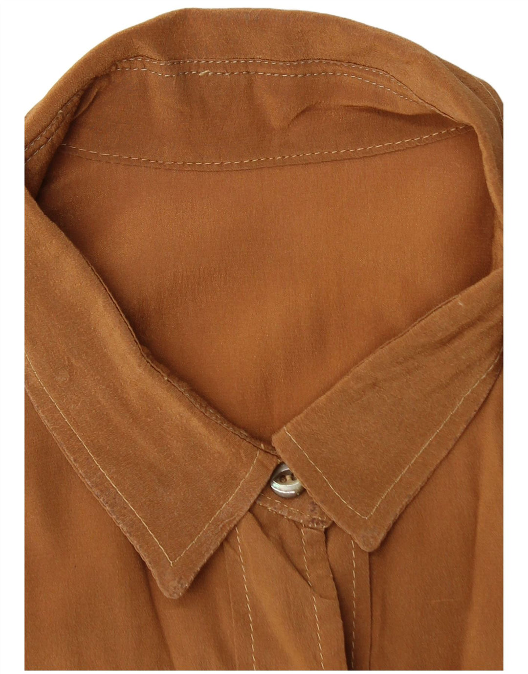 VINTAGE Dameskjorte UK 18 XL Brun