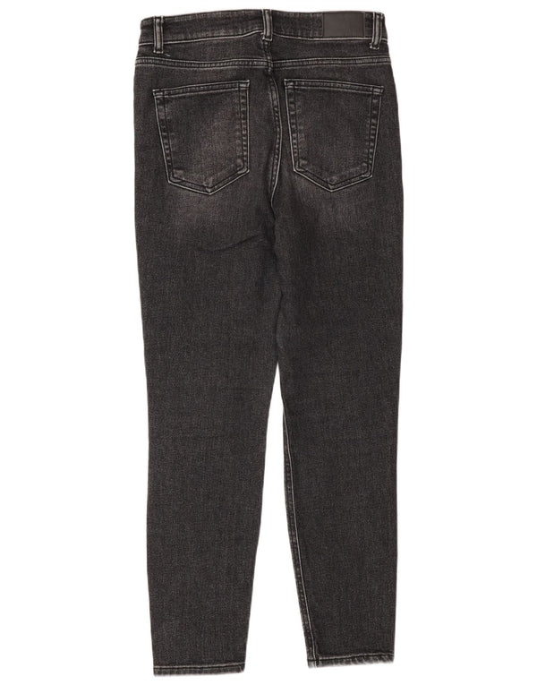 Zara Dame High Rise Skinny Jeans EU 40 Medium W30 L28 Grå