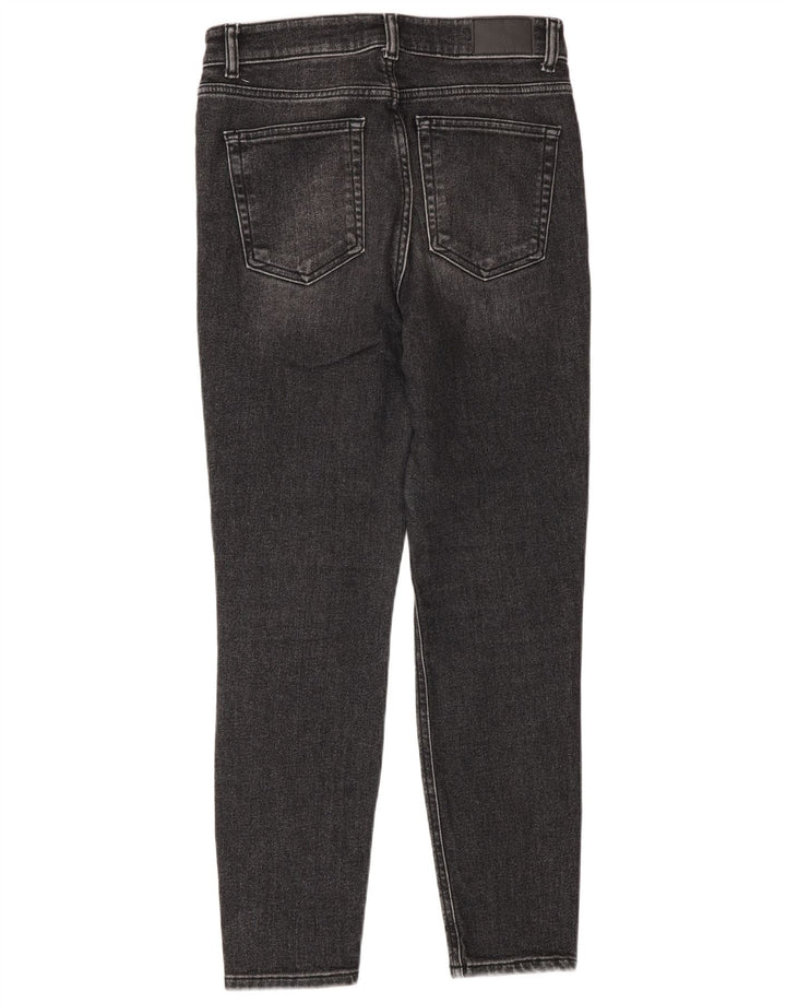 Zara Dame High Rise Skinny Jeans EU 40 Medium W30 L28 Grå