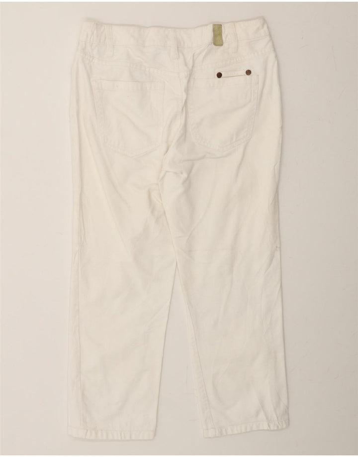 TOMMY HILFIGER Womens Hipster Cropped Jeans US 6 Medium W30 L24 White Vintage Tommy Hilfiger and Second-Hand Tommy Hilfiger from Messina Hembry 
