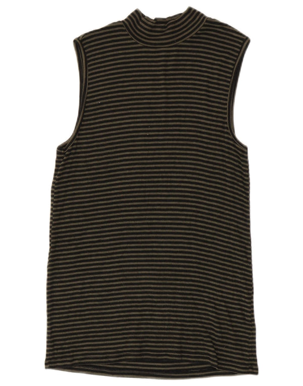 Gap Damevest Top UK 12 Medium Sort Stribet Modal