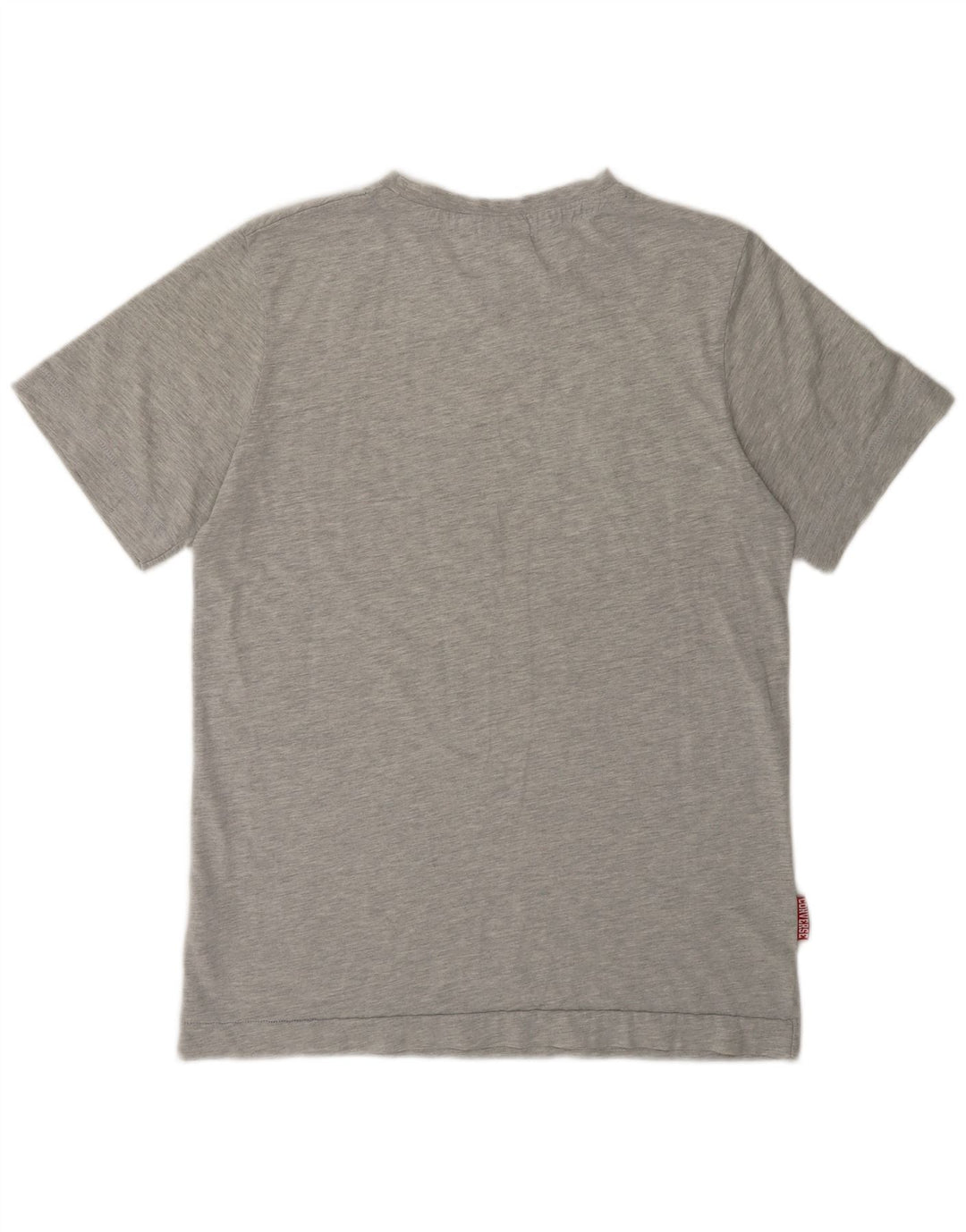 CONVERSE Mens Graphic T-Shirt Top Small Grey Flecked Cotton