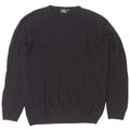 Lotto Herre Crew Neck Jumper Sweater 2XL Sort Akryl
