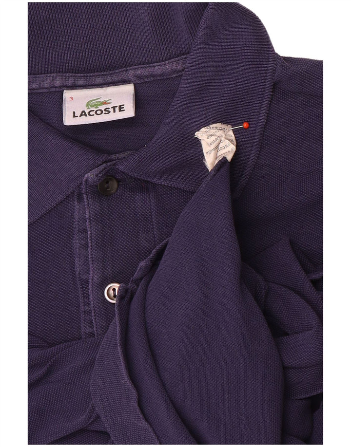 Lacoste herre poloskjorte str. 3 Lille marineblå bomuld