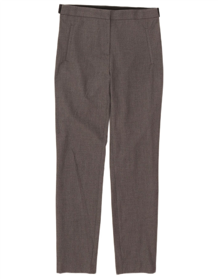 Zara Dame Slim Suit Bukser Medium W28 L27 Grå Polyester