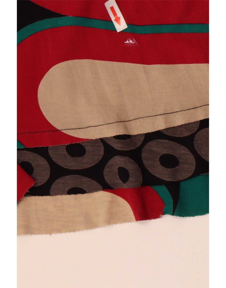 Desigual Kvinders Grafisk A-Line Kjole UK 12 Medium Flerfarvet Geometrisk