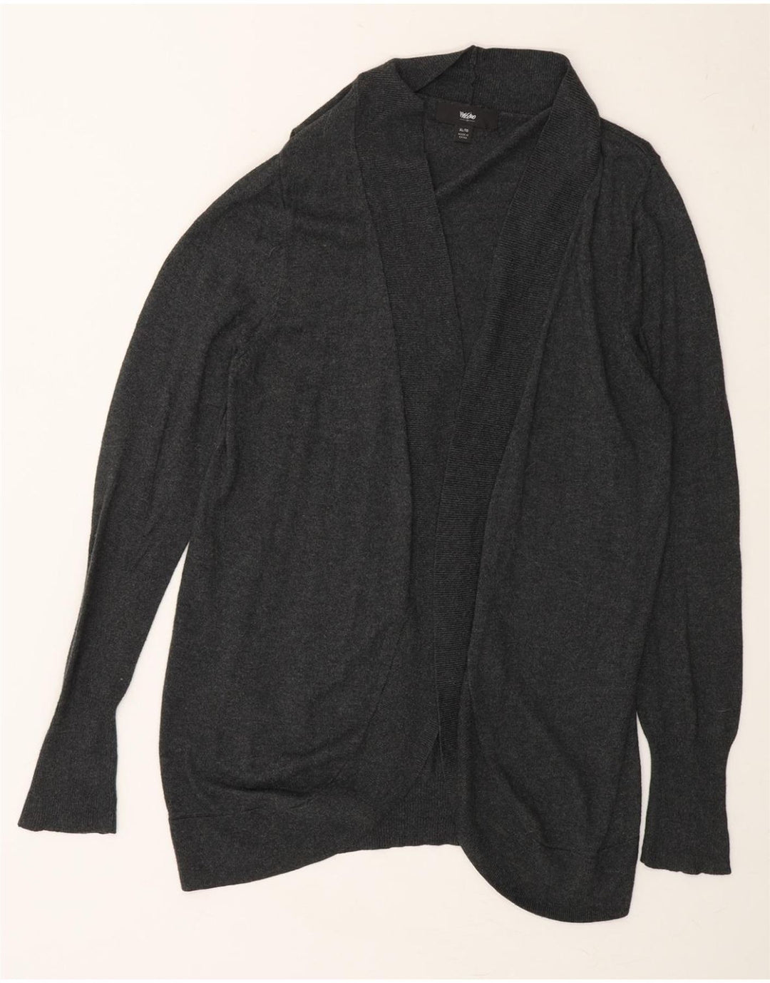 MOSSIMO Womens Open Cardigan Sweater UK 18 XL Grey Nylon Vintage Mossimo and Second-Hand Mossimo from Messina Hembry 