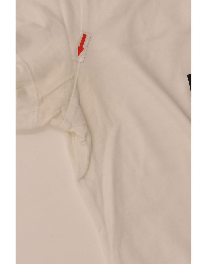 Puma Graphic T-Shirt Top UK 10 Small White