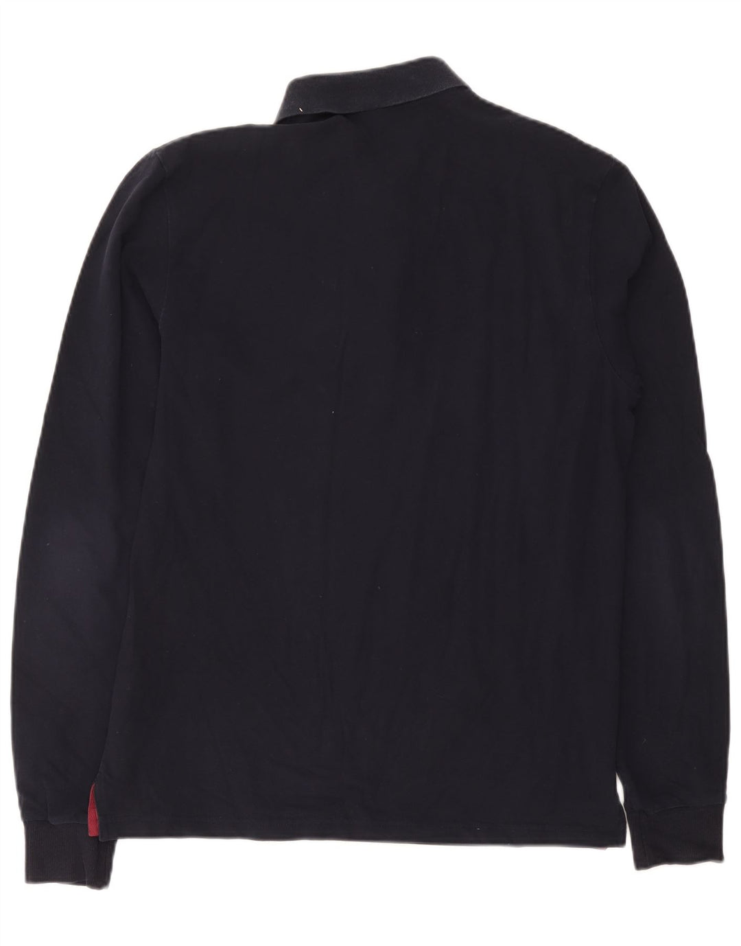 GANT Langærmet poloshirt til mænd Stor marineblå bomuld