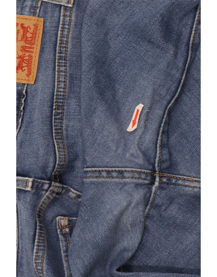 Levi's Dame 724 Højtaljede lige jeans W30 L32 Blå Bomuld