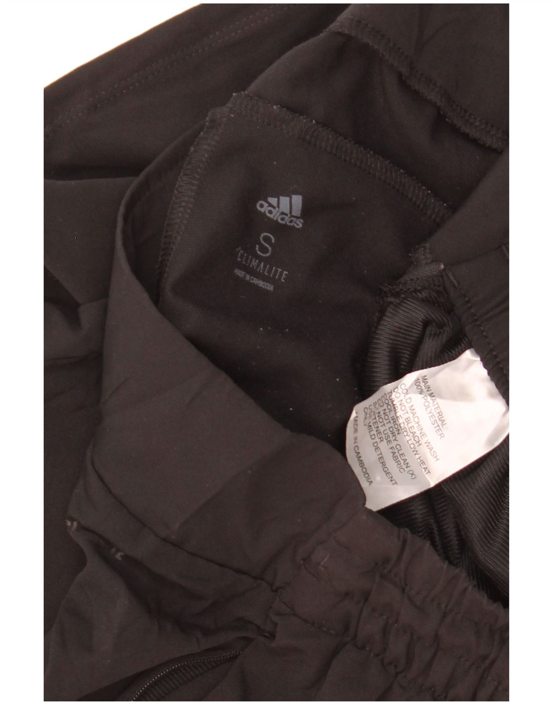 Adidas Womens Climalite Sports Shorts UK 10 Small Black Polyester