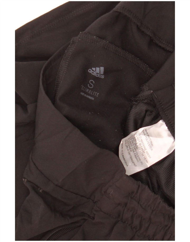 Adidas Womens Climalite Sports Shorts UK 10 Small Black Polyester