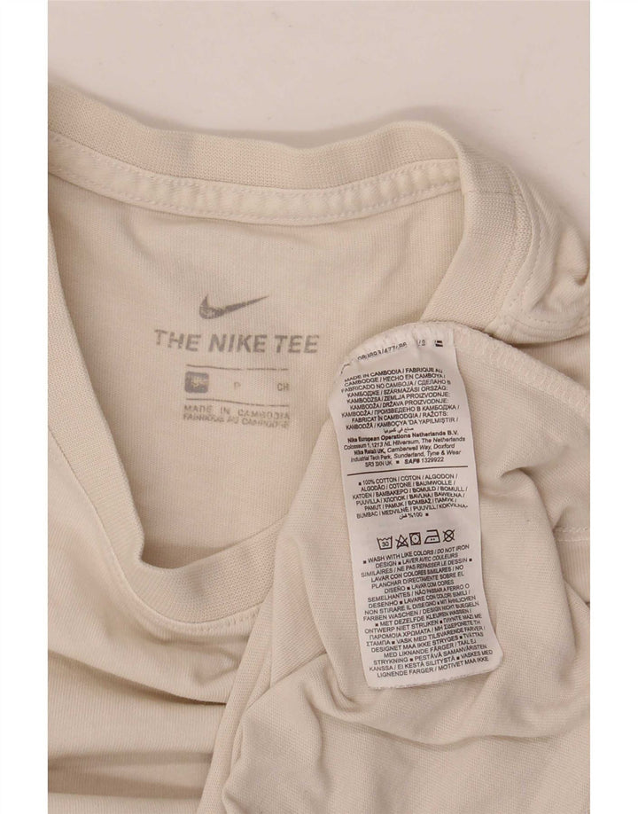 Nike herre T-shirt top lille hvid bomuld