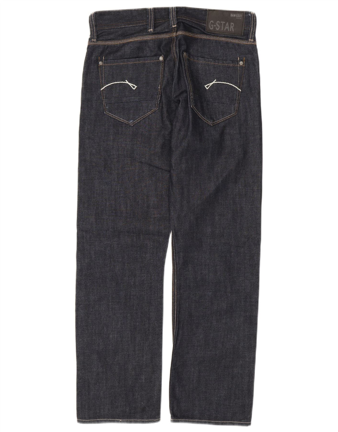G-STAR Straight Jeans til mænd W30 L30 Marineblå Bomuld