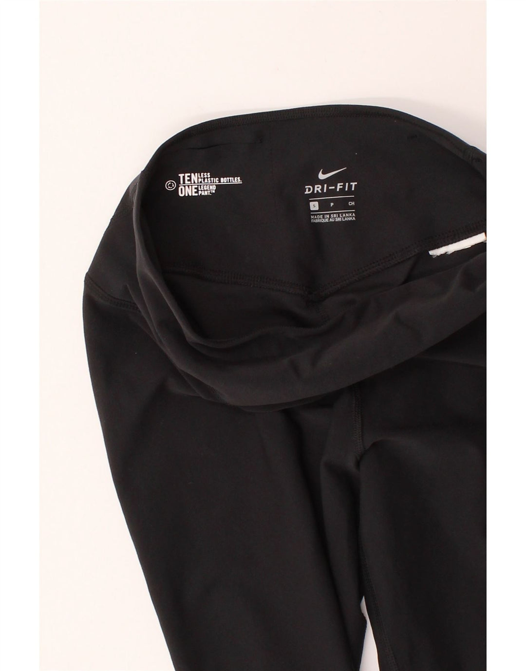 NIKE Womens Dri Fit Capri Leggings UK 10 Small  Black Vintage Nike and Second-Hand Nike from Messina Hembry 