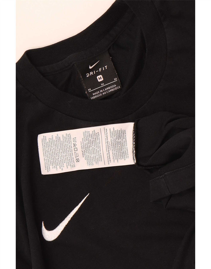Nike Herre grafisk T-shirt Top Medium Sort Bomuld