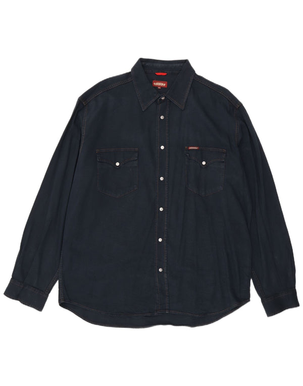 CARRERA Denimskjorte til mænd 2XL marineblå bomuld