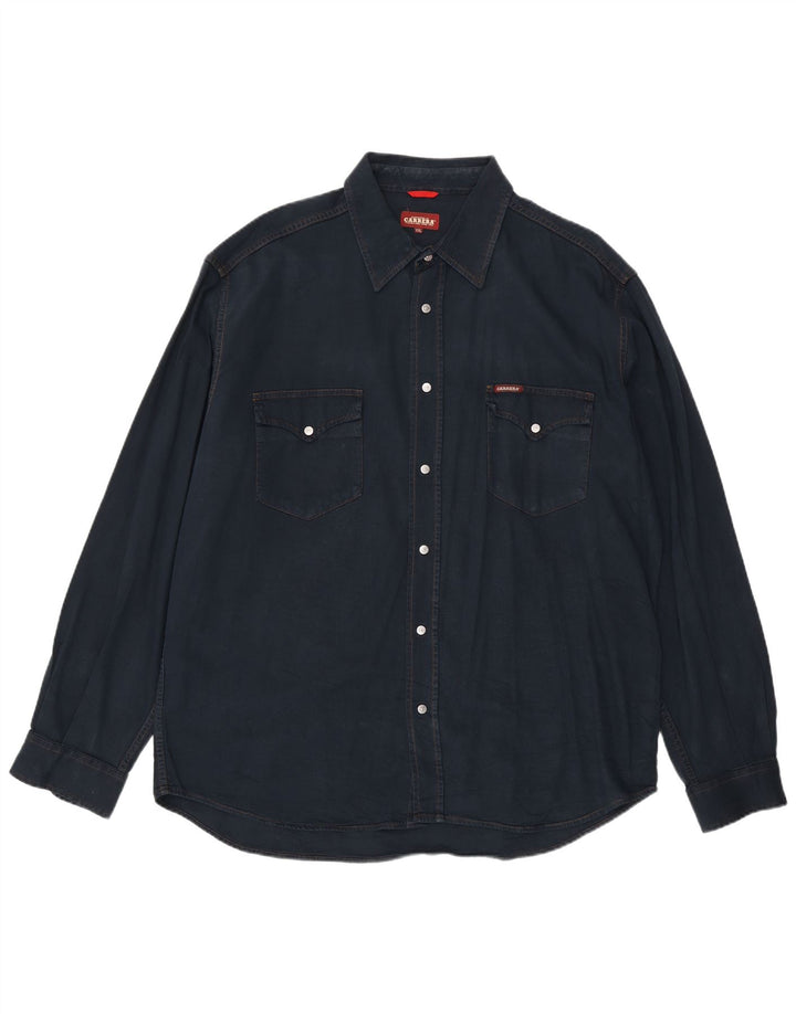 CARRERA Denimskjorte til mænd 2XL marineblå bomuld