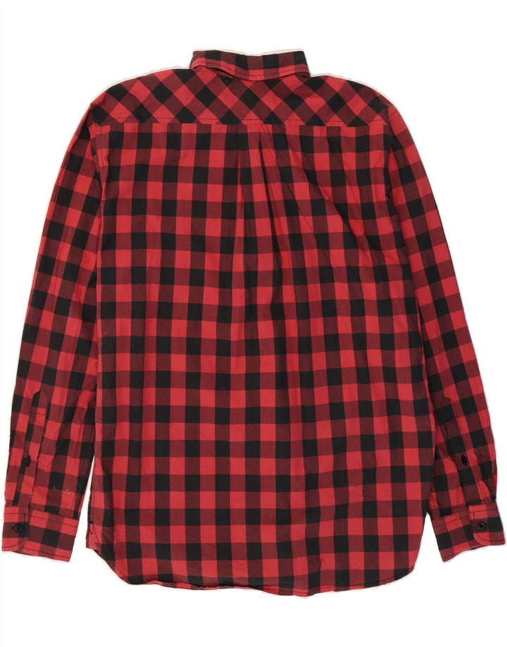 DOCKERS Mens Shirt Large Red Check Cotton Vintage Dockers and Second-Hand Dockers from Messina Hembry 