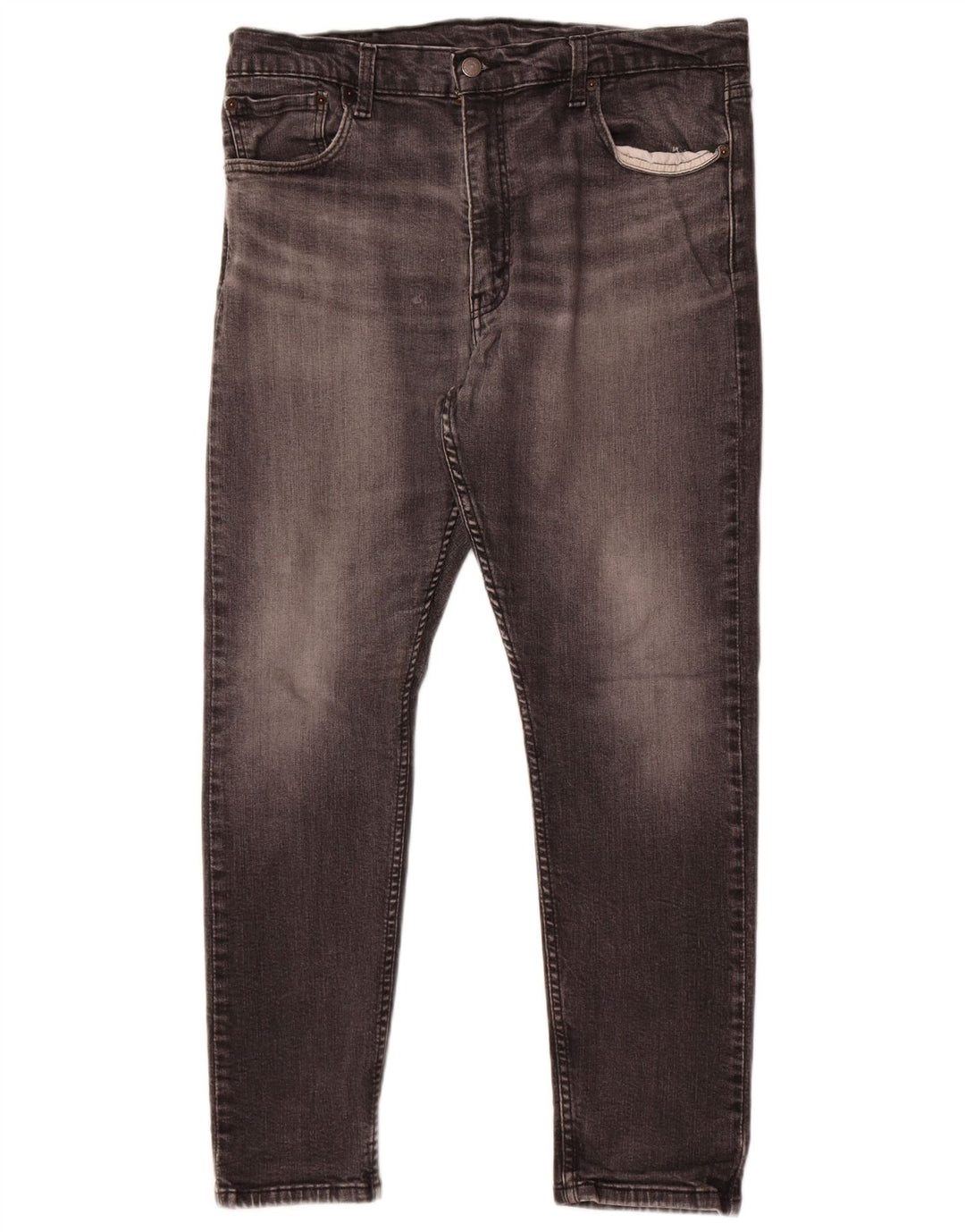 Levi's Herre 512 Slim Tapered Jeans W38 L30 Grå Bomuld