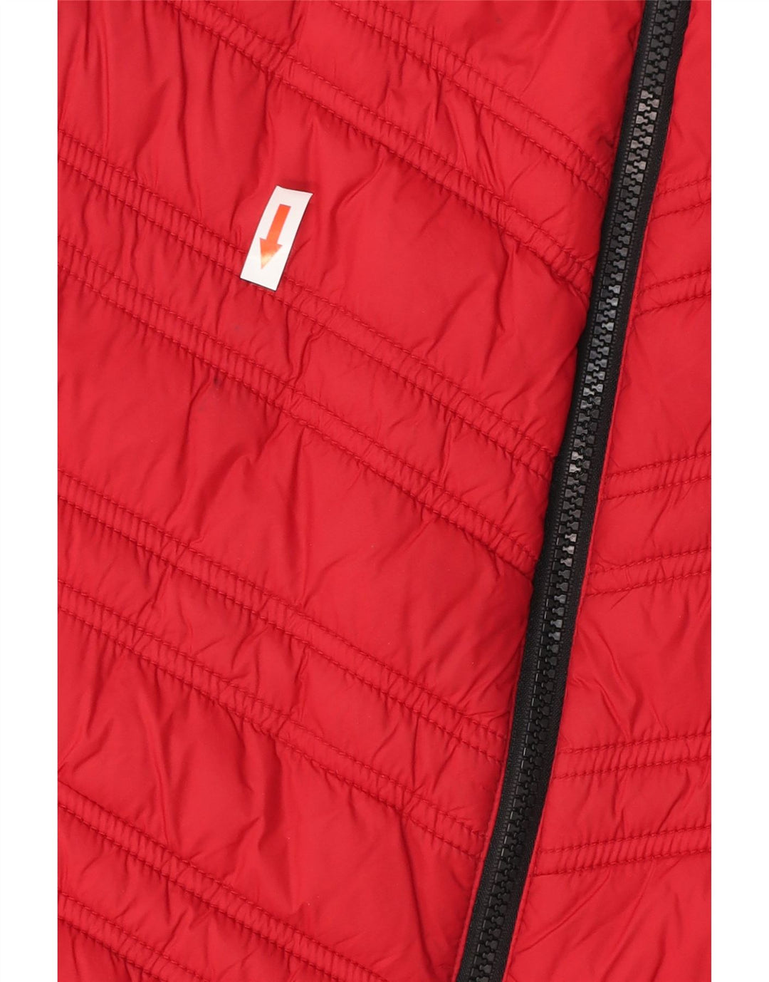 Dkny Womens Polstret Gilet UK 10 Small Red Polyester Sports