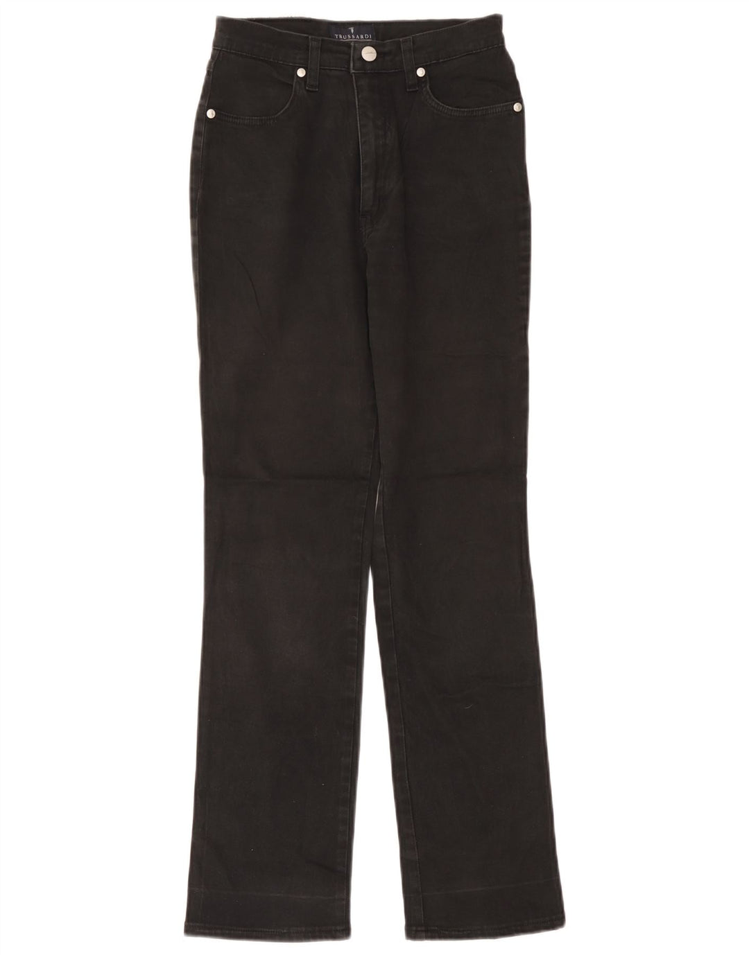 Trussardi Lige Jeans til kvinder W26 L30 Grå Bomuld